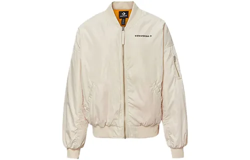 Converse Jackets Women's Ecru V Neck Moderate Pilot
