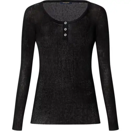 Lv Ribbed Henley Top
