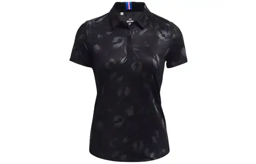 Under Armour Polo Shirts Women's Black Crew Neck Straight Fit