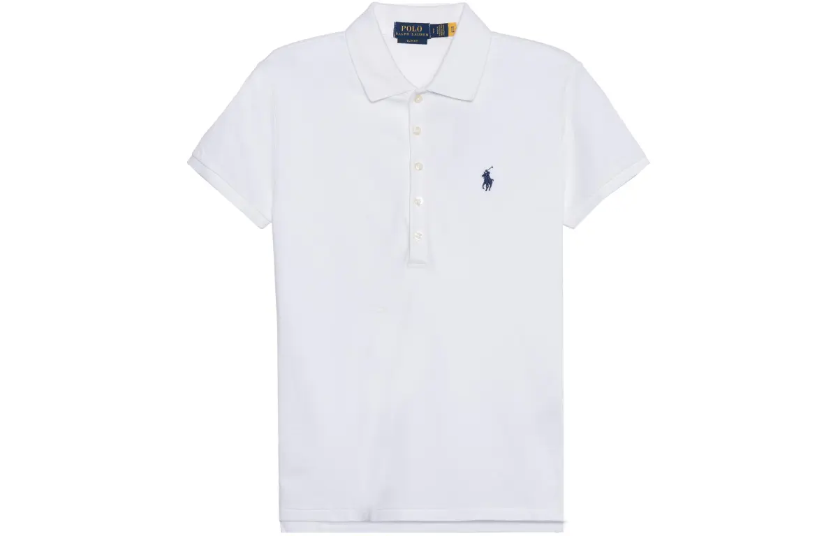 Polo Ralph Lauren SS22 Polo Shirt Slim Fit Women's White