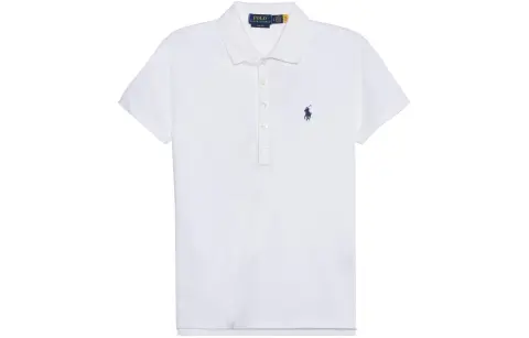 Polo Ralph Lauren SS22 Polo Shirt Slim Fit Women's White