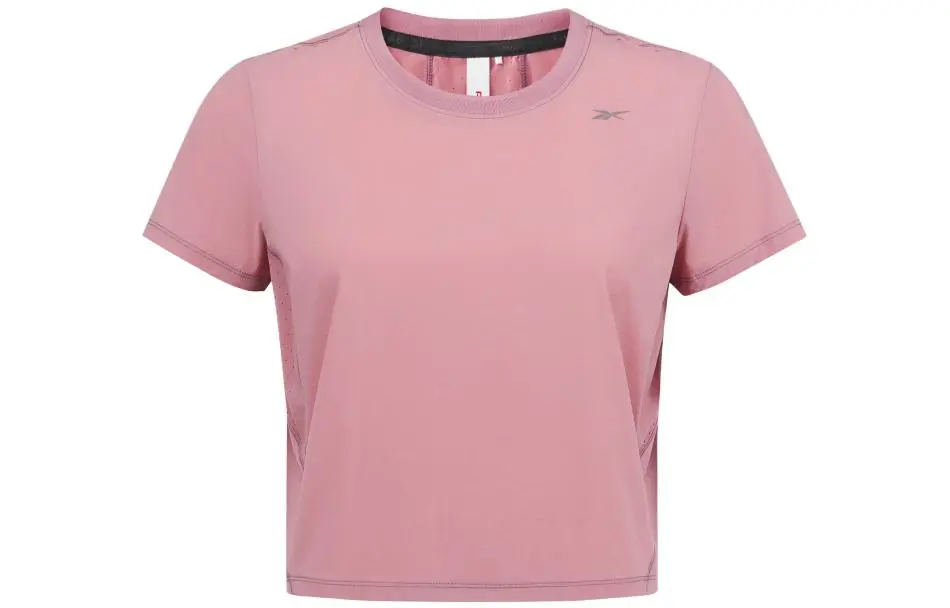 Reebok T-Shirts Women's Pink Crew Neck Moderate Other