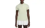 Nike Dri Fit Polo Shirts Women's Light Green Polo Collar Moderate Straight Fit