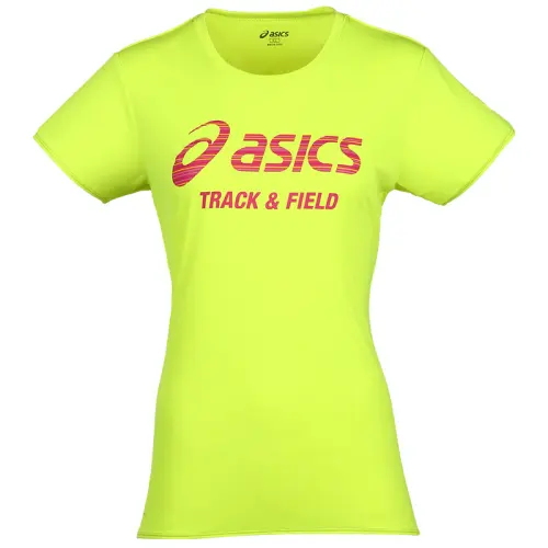ASICS Running T Shirt Women's Yellow