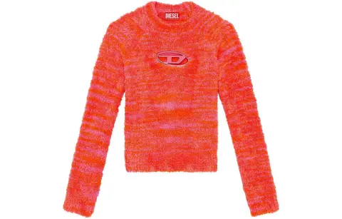 Diesel M-Kyra logo-plaque jumper