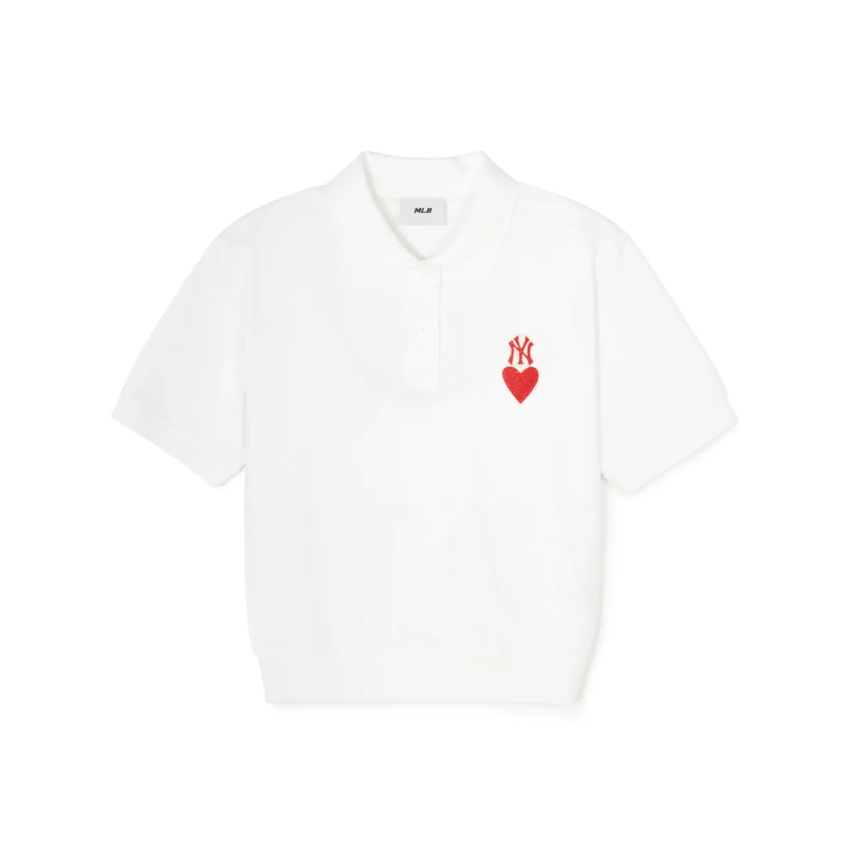 MLB Polo Shirts Women's White Moderate Straight Fit