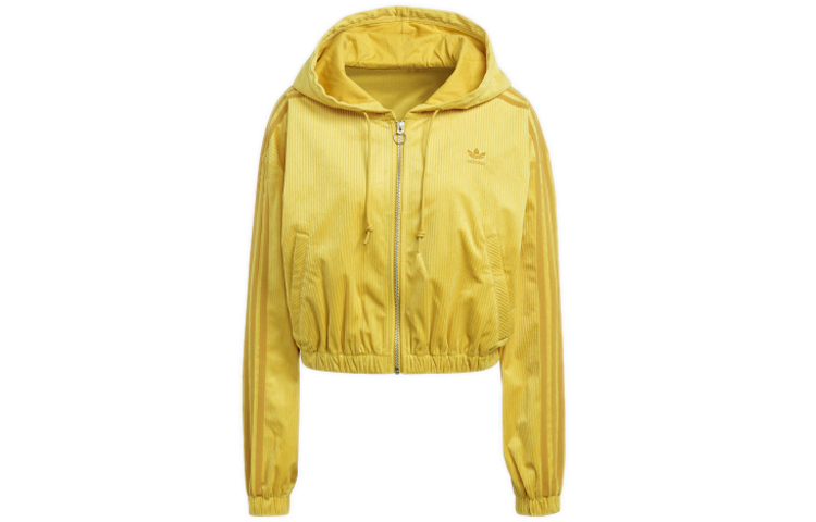 Женская куртка adidas originals (желтая) — фото 1