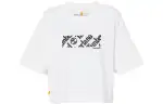 Timberland T Shirts Women's White Crew Neck Moderate Straight Fit