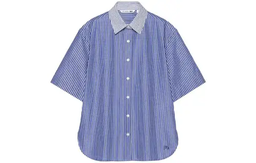 UNIQLO X JW Anderson SS23 Shirts Women's Sea Blue Lapel Moderate Other