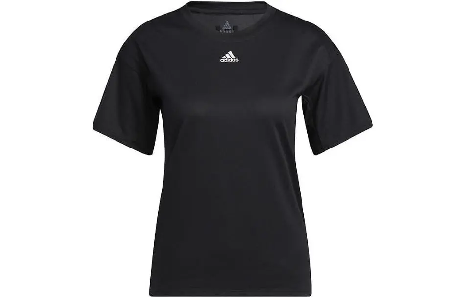 adidas Women's Training 3-Stripes AEROREADY Tee Black
