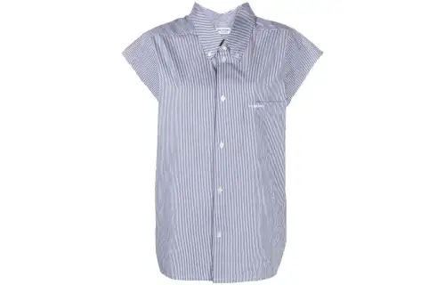 【Previous Season】raw-cut striped swing shirt
