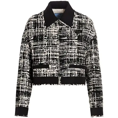 Prada Long-Sleeved Cropped Jacket