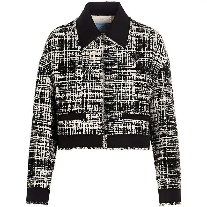 Prada Long-Sleeved Cropped Jacket