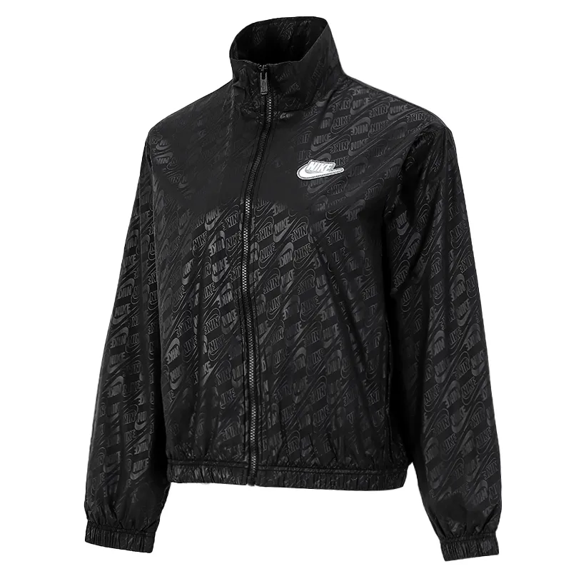 Nike Jackets Women's Black Stand Collar Moderate