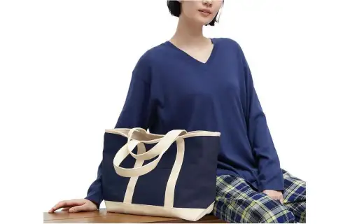 UNIQLO Knitwear Women's Dark Blue V Neck Moderate Other