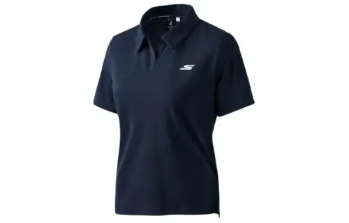 Skechers Polo Shirt Women's Navy Blue
