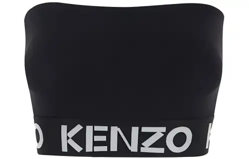 KENZO Logo Band Bandeau Cropped Top