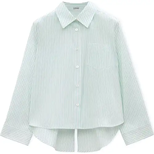 LOEWE Trapeze Striped Button Up Shirt