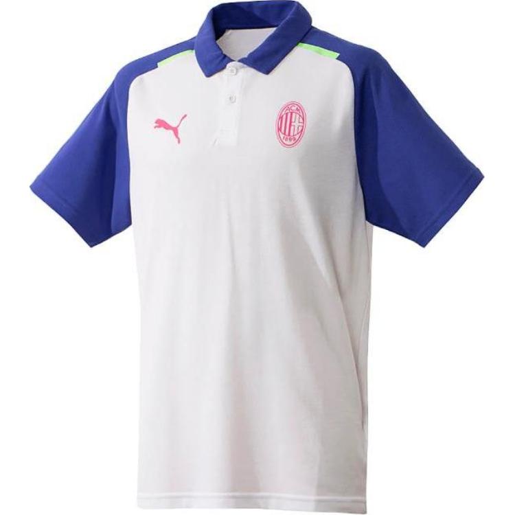 PUMA x AC MILAN , LIANMINGKUAN Soccer Jersey Men’s White Blue