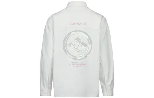EVISU Shirts Women's Lapel Moderate Denim