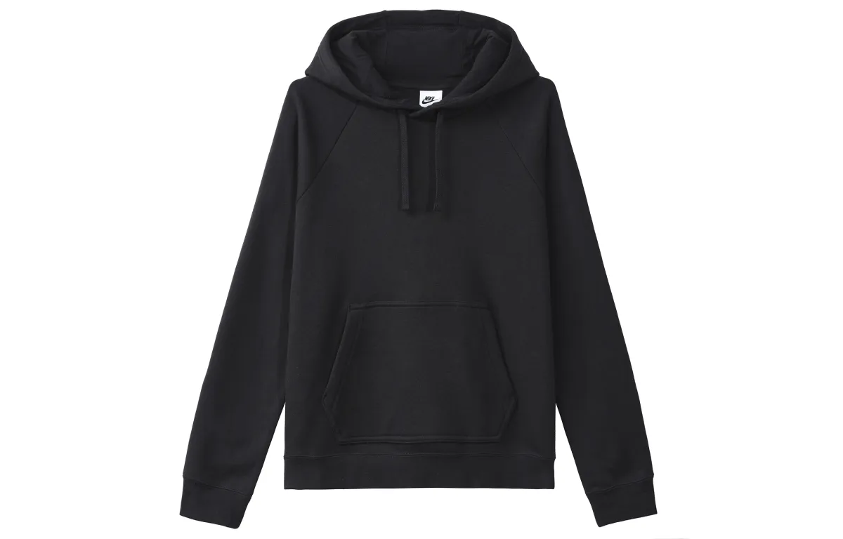 Nike Sweatshirts Women's Black Hooded Moderate Regular