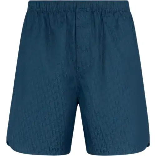 DIOR FW25 Casual Shorts Men's Marine Blue