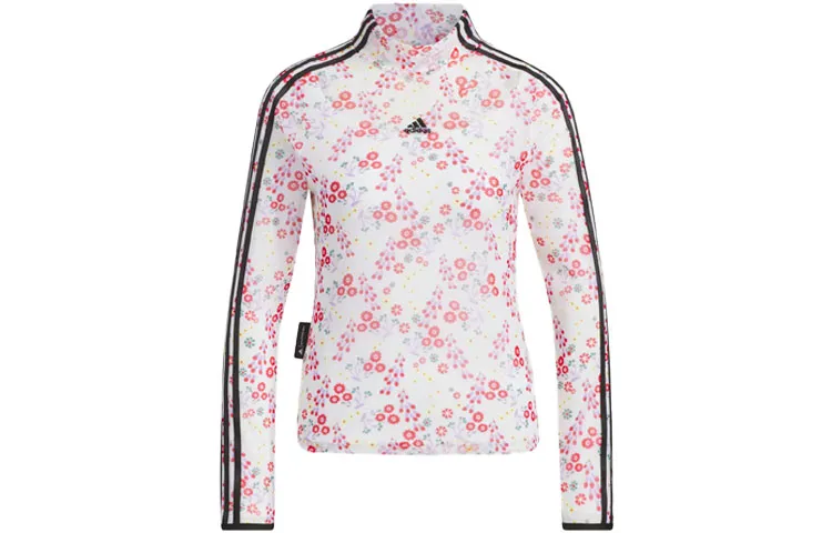 Adidas X SHUTING QIU T-Shirts Women's White Turtleneck Moderate
