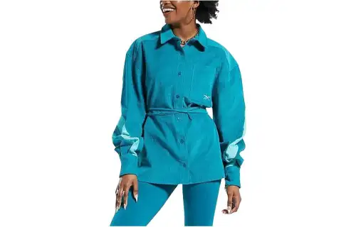 Reebok Shirts Women's Blue Square Collar Moderate Other