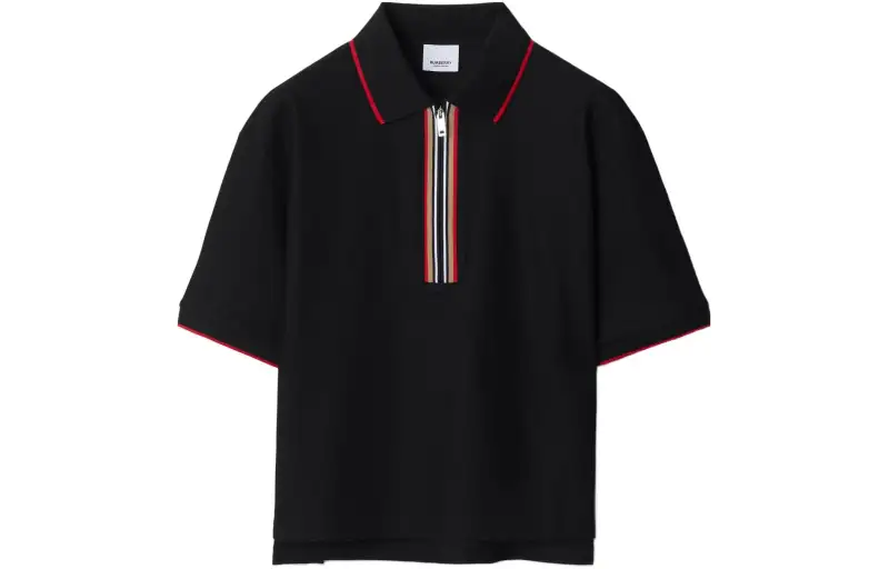 Burberry SS24 Polo Shirt Women's Black