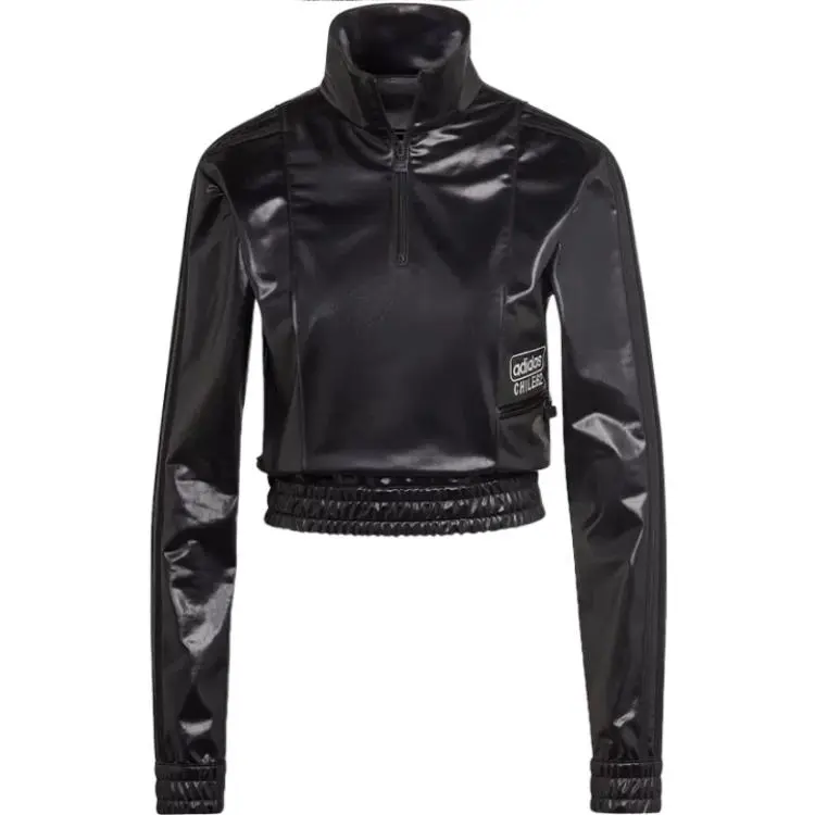 Adidas Originals Leather Jacket Women's Blue