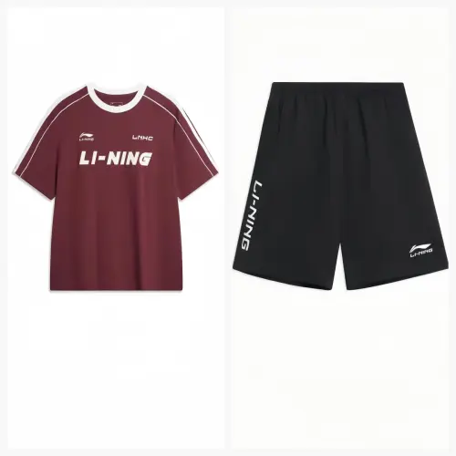 Li Ning Sports Life Collection Casual Sportswear Unisex Dark Vintage Red