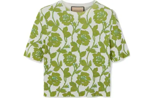 GUCCI SS24 Regular T Shirt Women's Green
