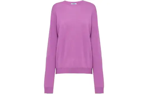 PRADA SS24 Cashmere Sweater Women's Purple