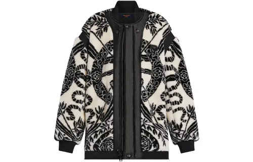 LOUIS VUITTON Bow Jacquard Fleece Jacket