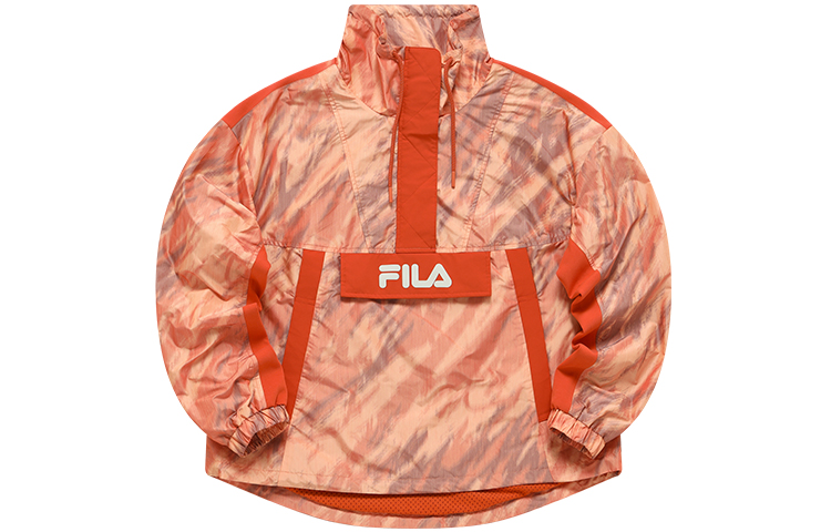 Женская куртка Fila (оранжево-красная)