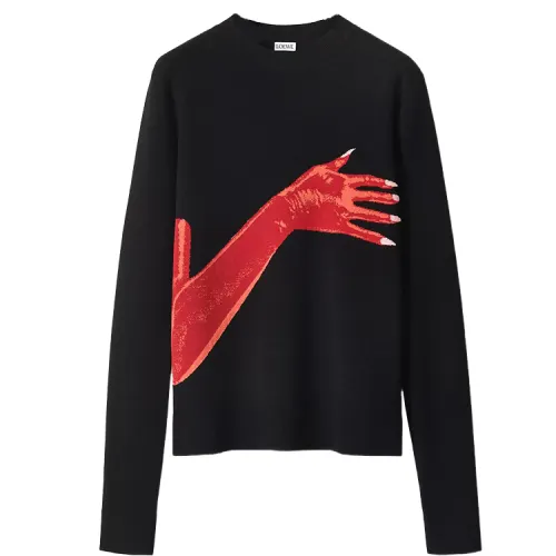 LOEWE FW22 Sweater Women's Black