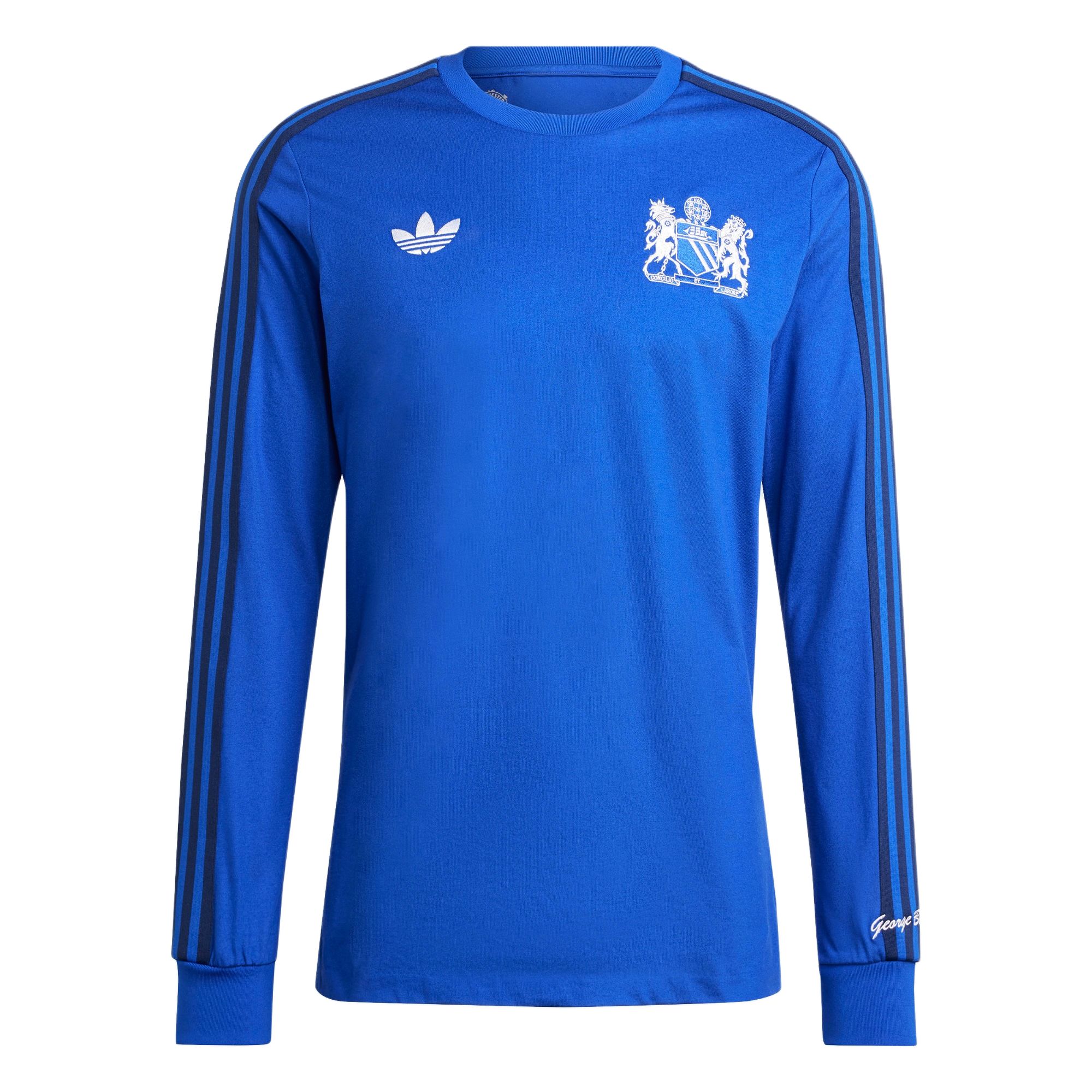 Adidas Three stripe Crest Long sleeve T shirt