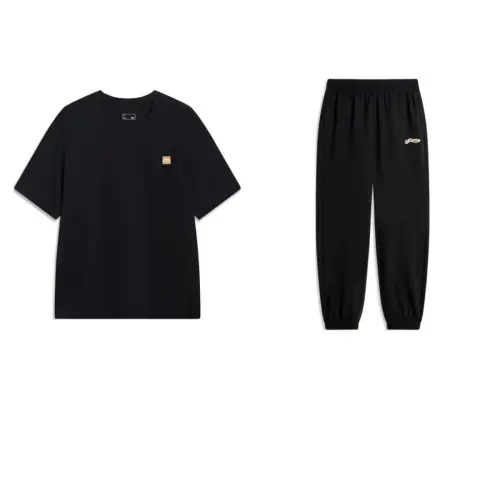 Li Ning Casual Sportswear Men's Crew Neck Moderate