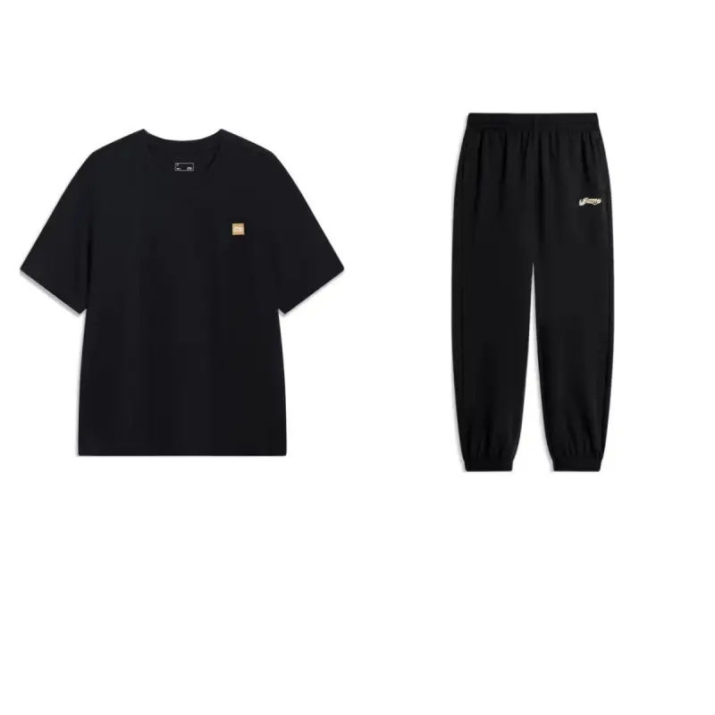 Li Ning Casual Sportswear Men's Crew Neck Moderate