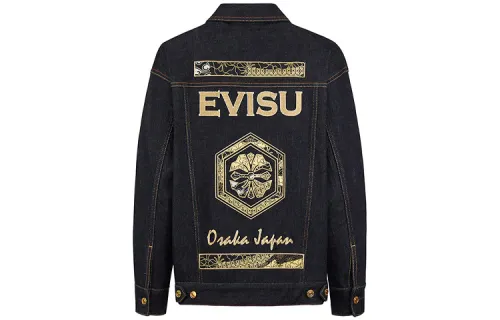 EVISU Jacket Women's Denim Blue