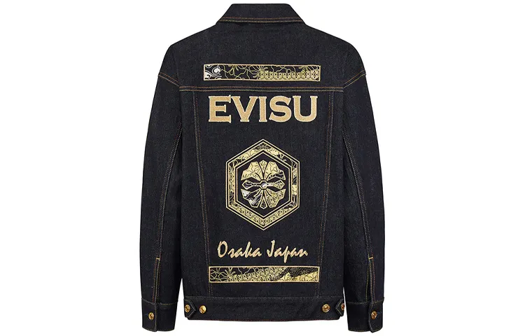 EVISU Jacket Women's Denim Blue