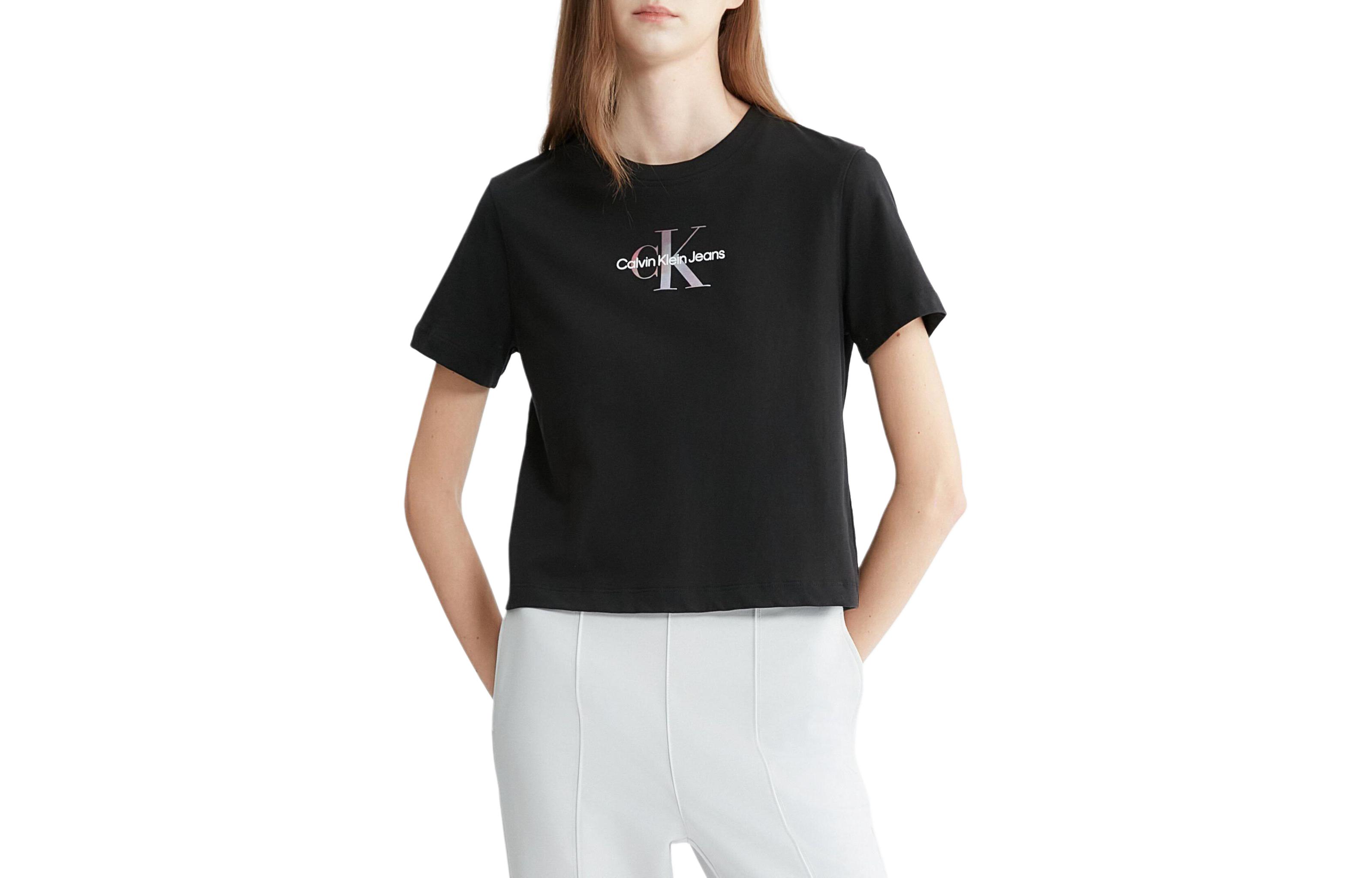 Женская футболка CALVIN KLEIN (черная)