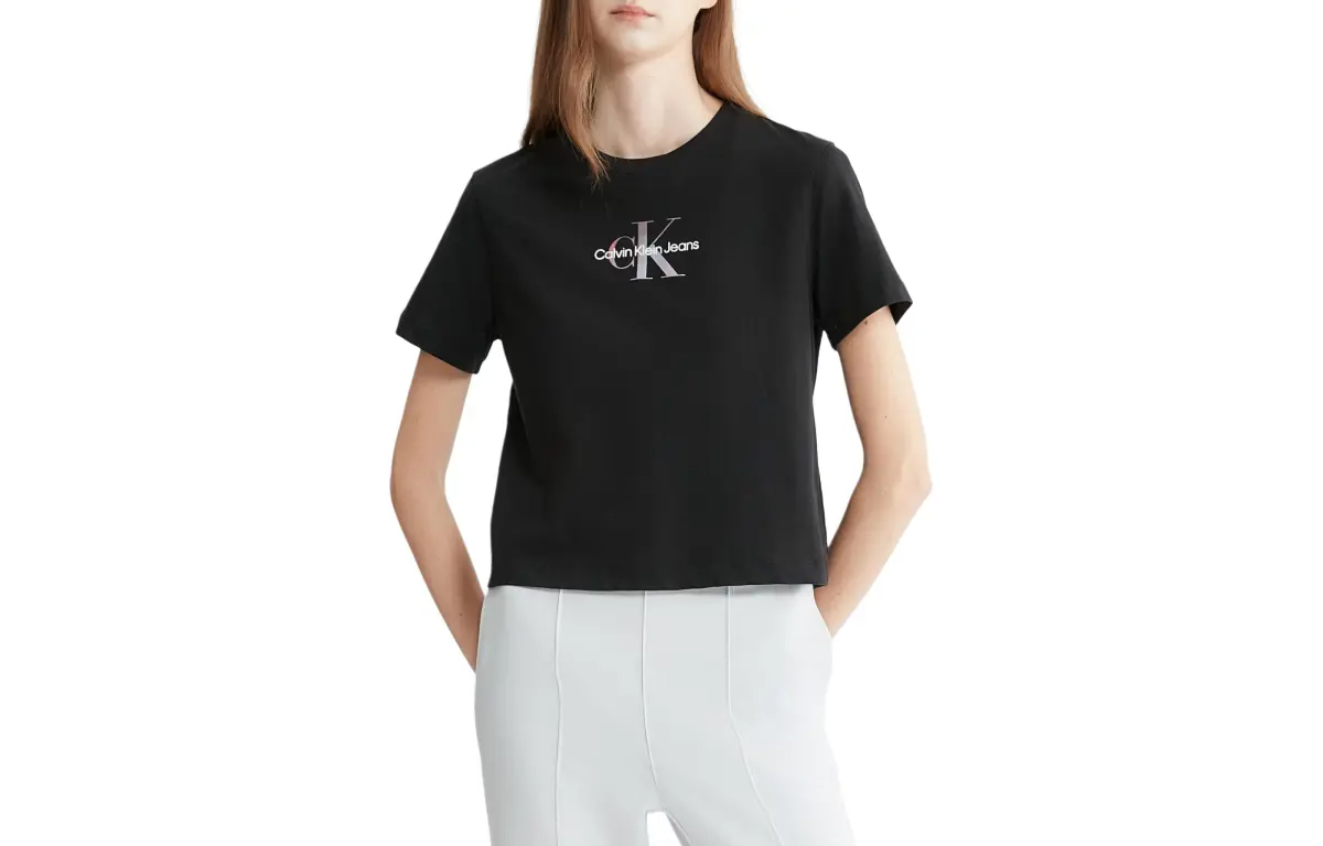 CALVIN KLEIN Regular T Shirt Women's Black