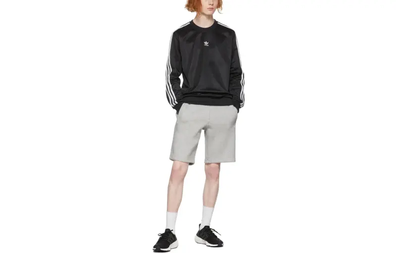 Adidas Originals Sweatshirts Women's Black Crew Neck Moderate Other