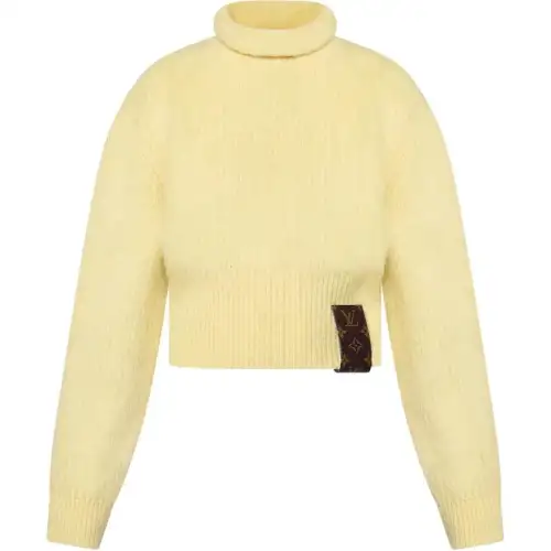 LOUIS VUITTON 1AFU35 Brushed Mohair Roll Neck Pullover