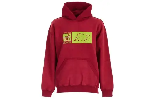 Vetements Sweatshirts Women's Red Hooded Thickened Other