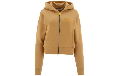 PALM ANGELS Embroidered logo Zip up Hoodie