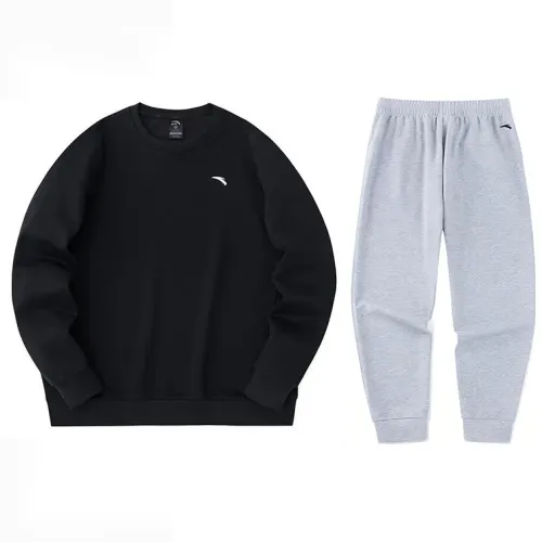 ANTA Sweatshirt Sets Men's Crew Neck Moderate