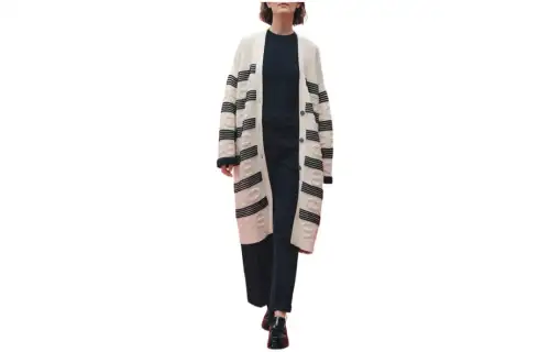 HERMES SS23 Cashmere Sweaters Women's Ecru Moderate