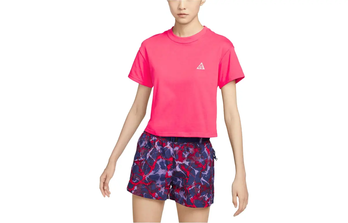 Nike ACG Drop Shoulder Sleeve T Shirt Women's Remnant Flame